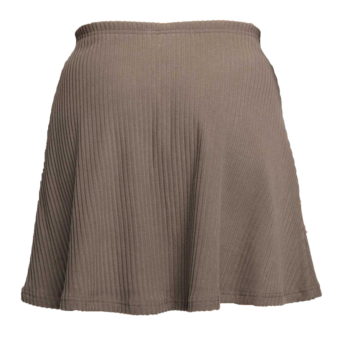 Mink - Back - Nike Womens-Ladies Chill Ribbed Knitted Mini Skirt