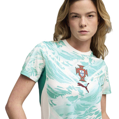 White-Green - Lifestyle - Puma Womens-Ladies World Cup 2026 Portugal FC Away Shirt