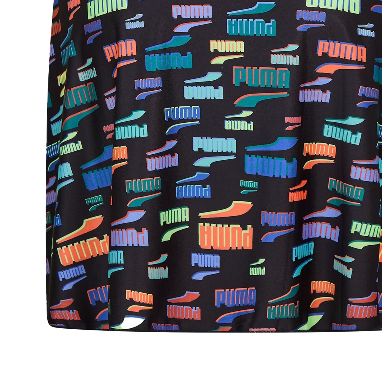 Black-Multicoloured - Lifestyle - Puma Womens-Ladies Pareo Lettering Print Mini Relaxed Fit Sarong