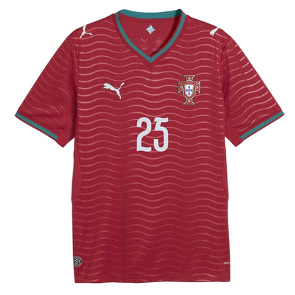 Red - Front - Puma Mens Mendes 2026 Portugal FC Home Jersey