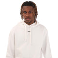 White - Side - Hugo Mens Dapo Logo Hoodie