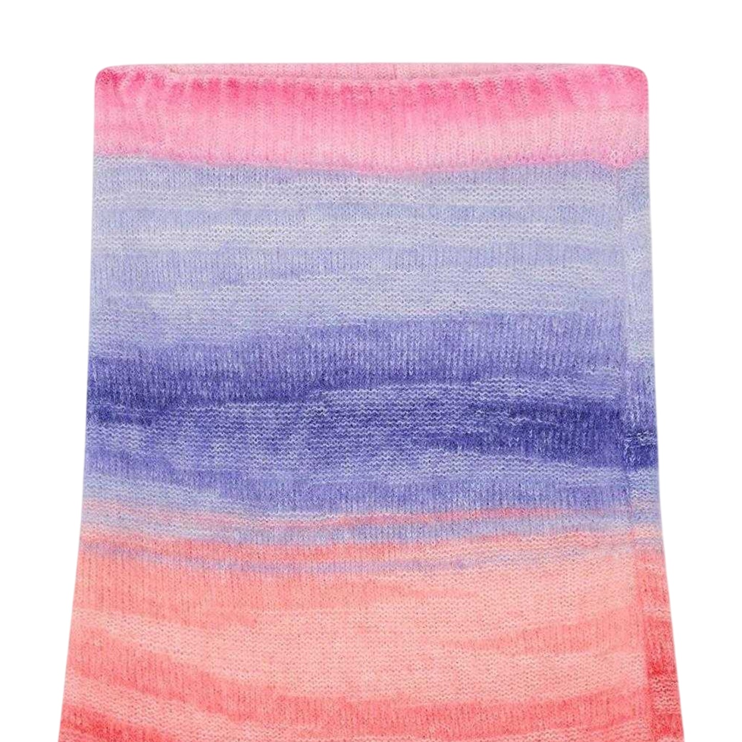 Multicoloured - Side - Missoni Childrens-Kids Gradient Wool Blend Mini Skirt