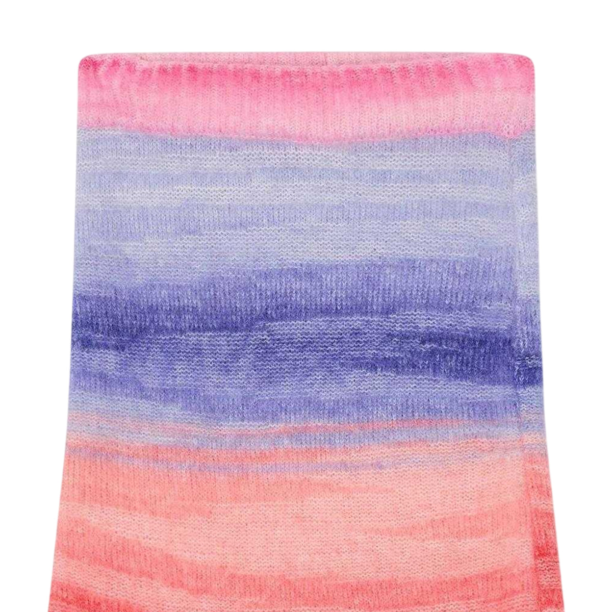 Multicoloured - Side - Missoni Childrens-Kids Gradient Wool Blend Mini Skirt