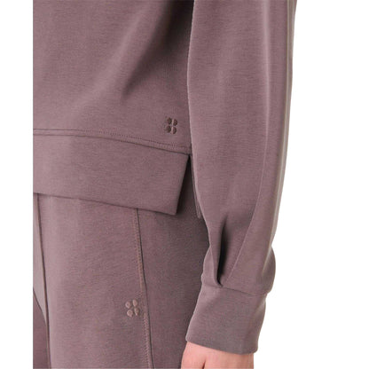 Sable-Brown - Lifestyle - Sweaty Betty Womens-Ladies Crew Neck Crop Sweatshirt