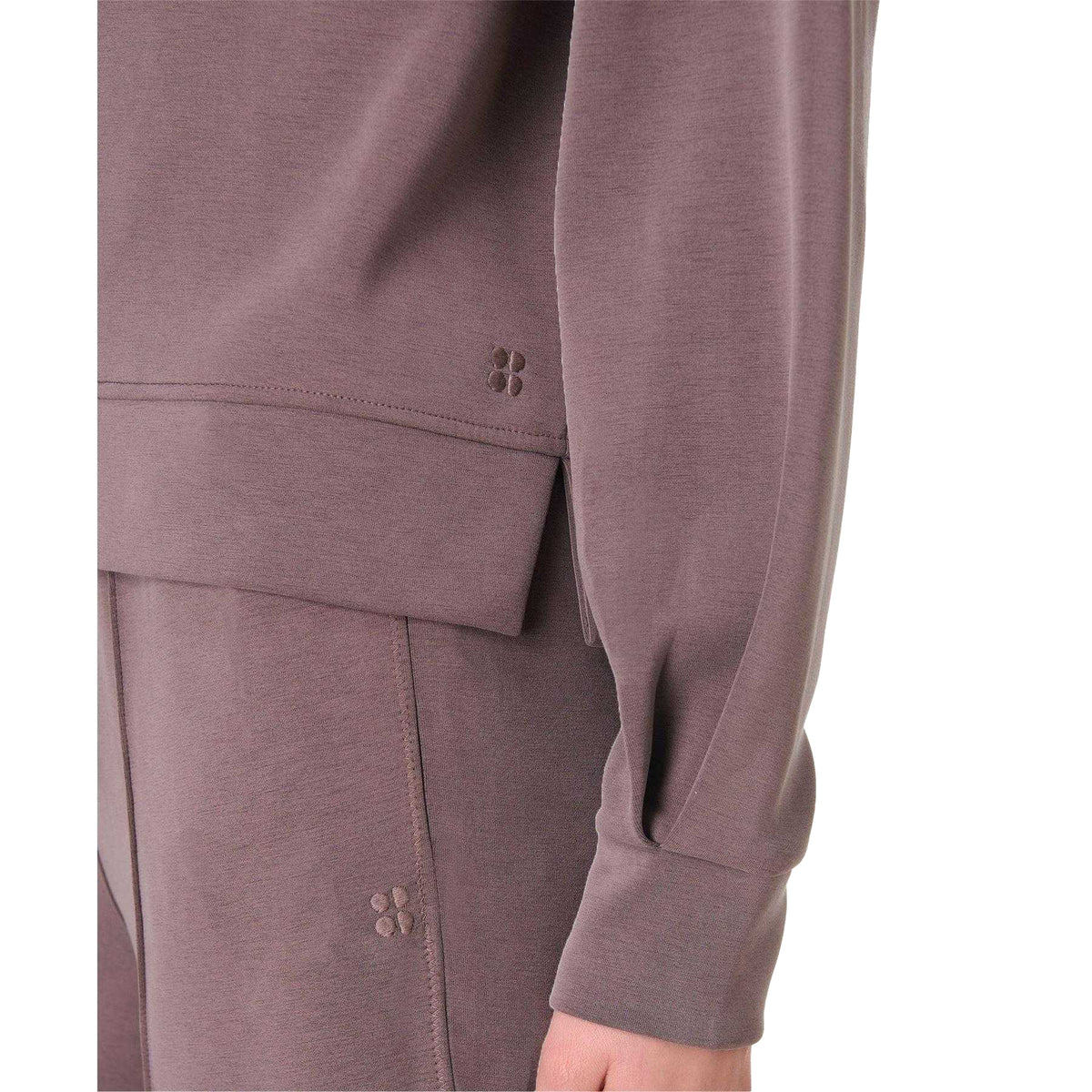 Sable-Brown - Lifestyle - Sweaty Betty Womens-Ladies Crew Neck Crop Sweatshirt