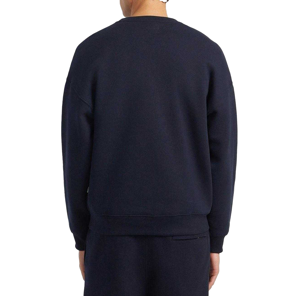 Ocean Blue - Back - Guess Mens Triangle Oversized Sweatshirt