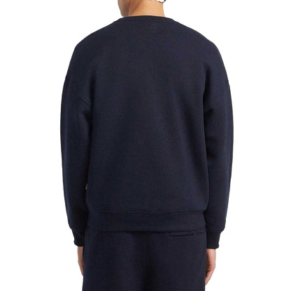 Ocean Blue - Back - Guess Mens Triangle Oversized Sweatshirt