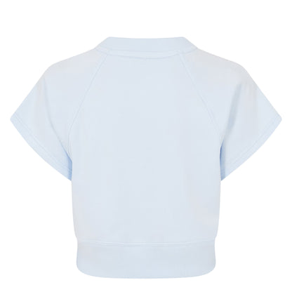 Sky Blue - Back - DKNY Womens-Ladies Logo Pullover