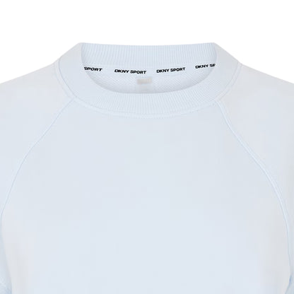 Sky Blue - Side - DKNY Womens-Ladies Logo Pullover
