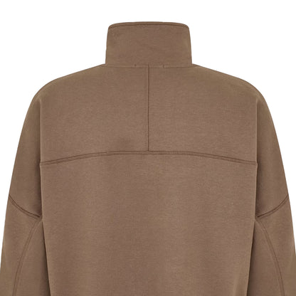 Chocolate Chip - Lifestyle - Timberland Mens Embroidered Logo Quarter Zip Sweatshirt