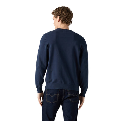 Naval Academy - Back - Levis Mens Embroidered Logo Crew Neck Sweater Top