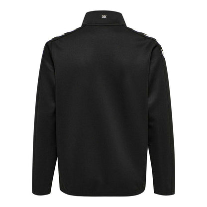 Black - Back - Hummel Mens Core XK Polyester Half Zip Sweatshirt