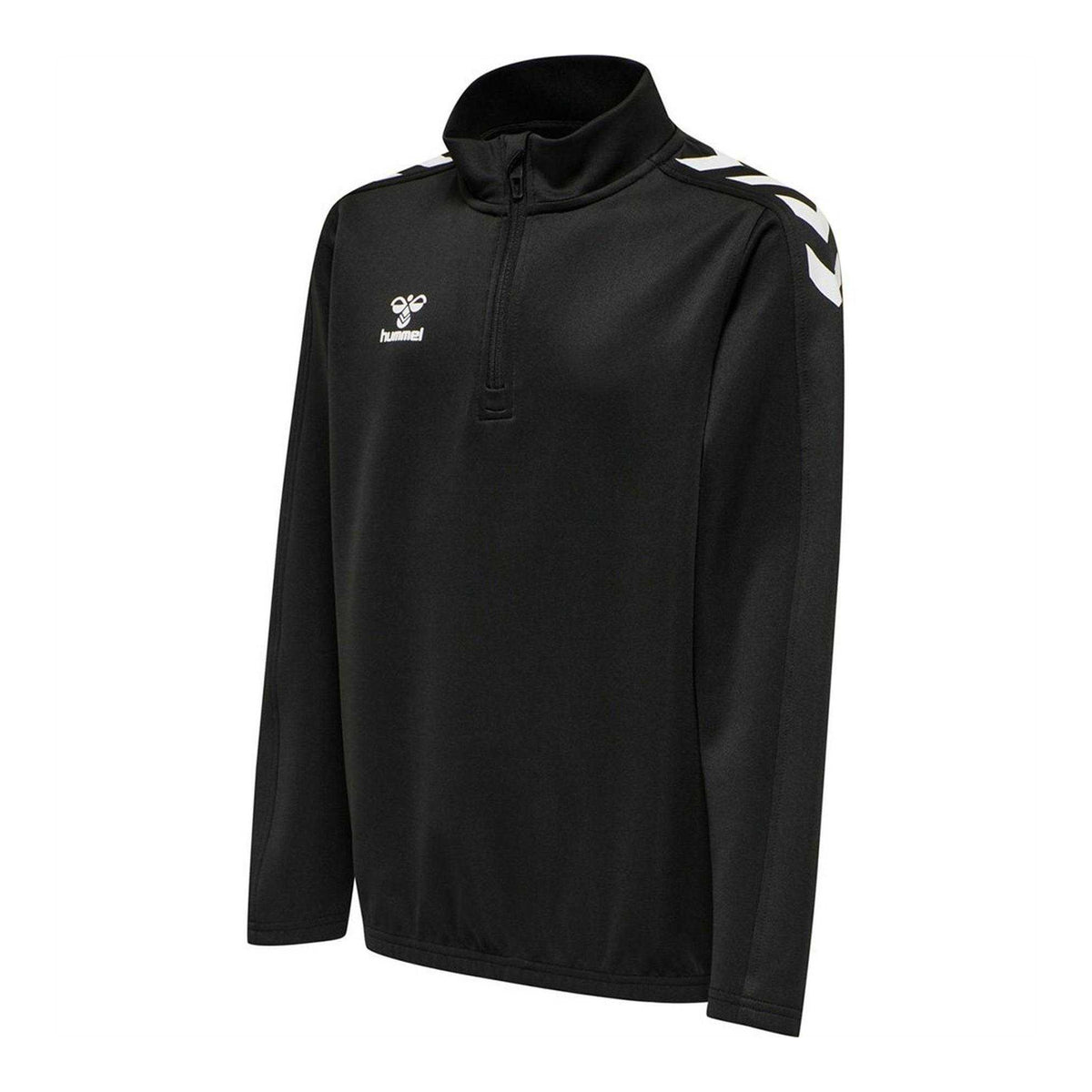 Black - Side - Hummel Mens Core XK Polyester Half Zip Sweatshirt