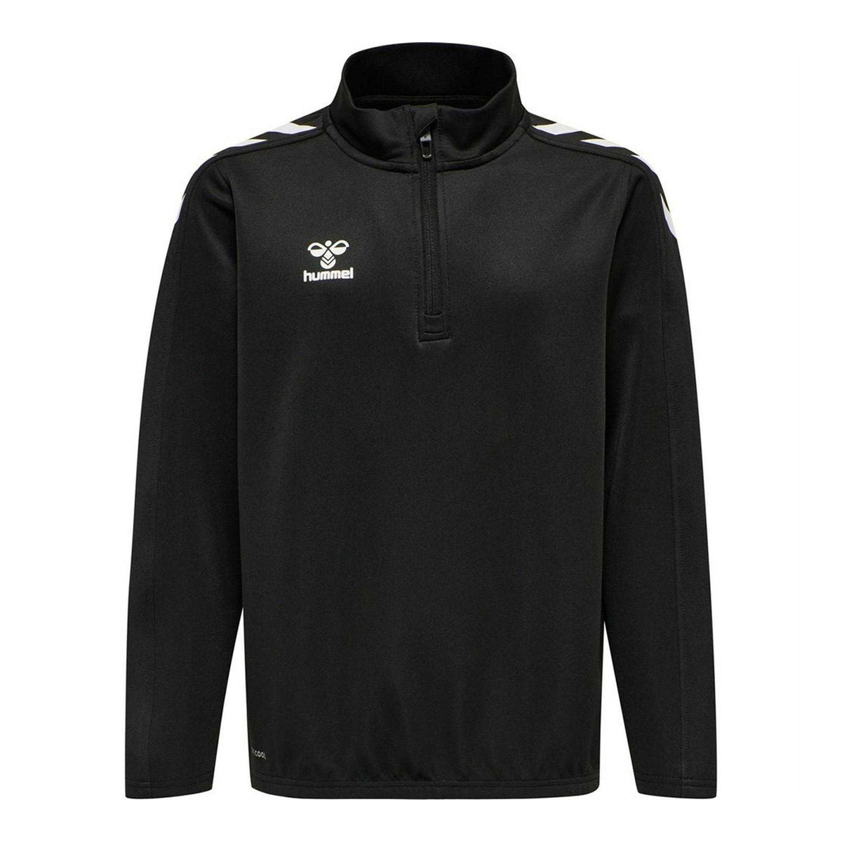 Black - Front - Hummel Mens Core XK Polyester Half Zip Sweatshirt