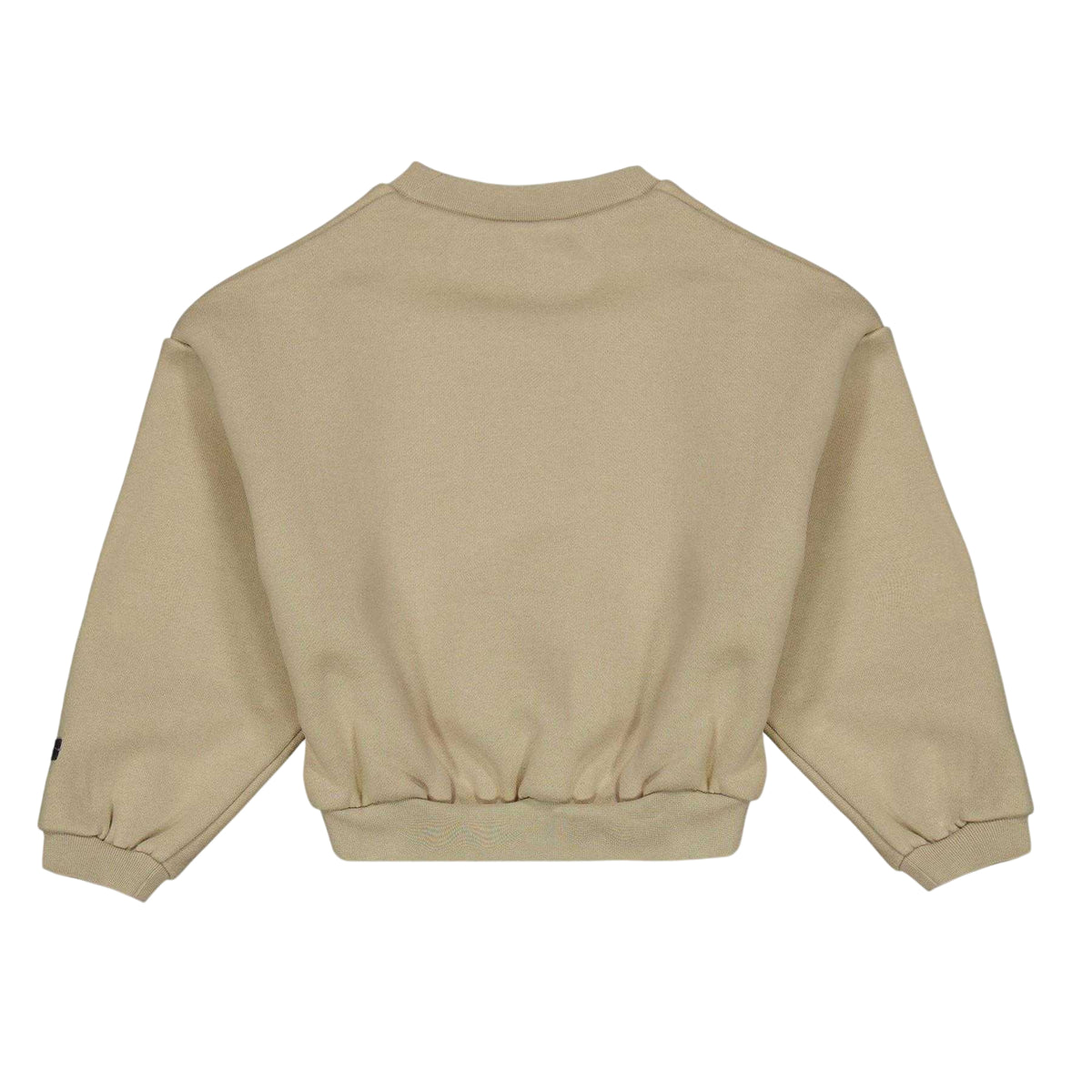 Beige - Back - Fear Of God Essentials Childrens-Kids Crew Neck Relaxed Fit Sweatshirt