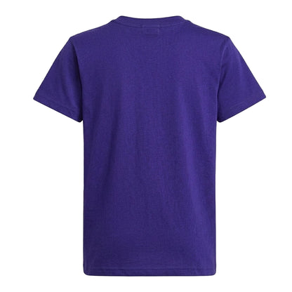 Purple - Back - Adidas Childrens-Kids T-Shirt
