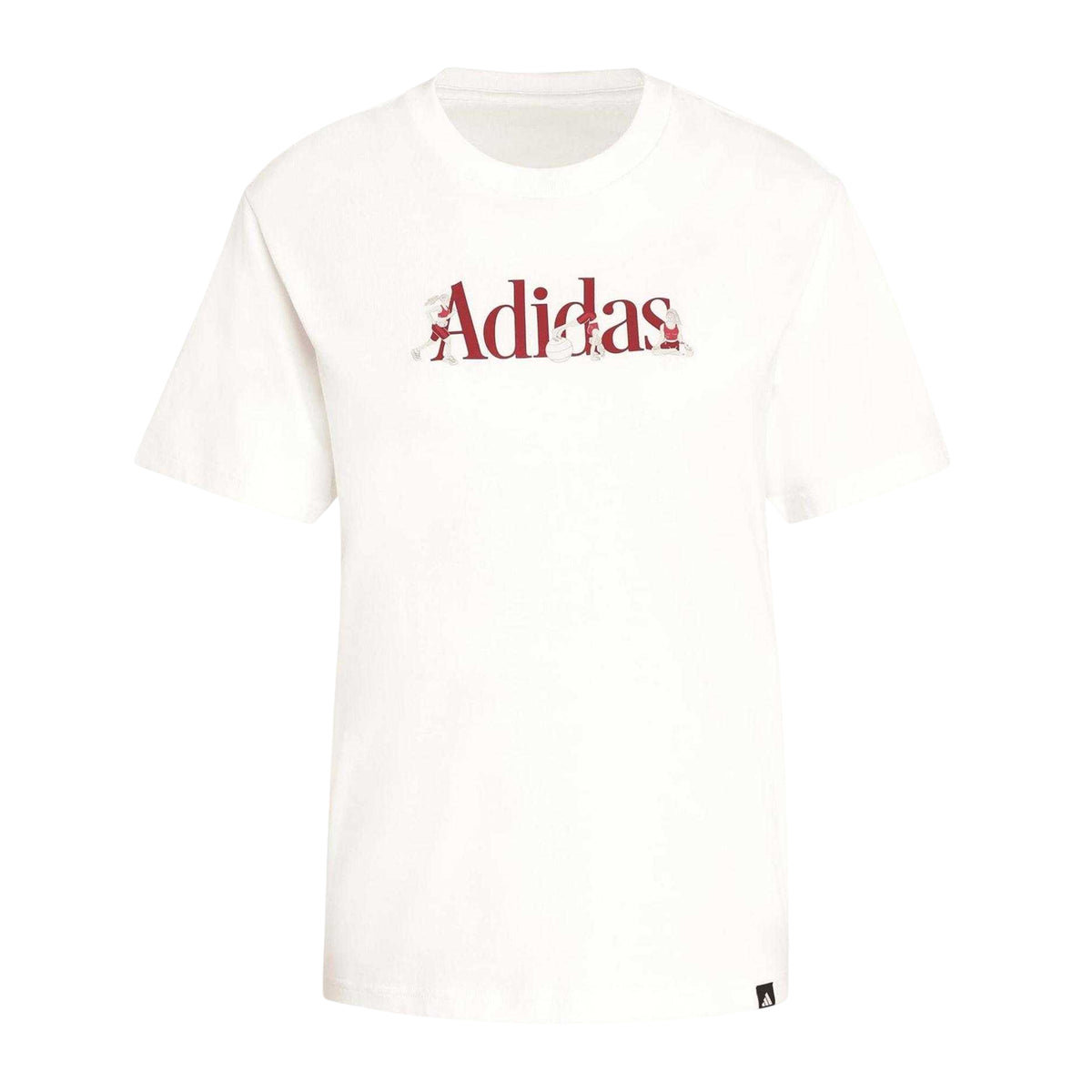 White - Front - Adidas Womens-Ladies Soft Touch T-Shirt