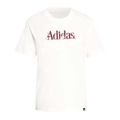 White - Front - Adidas Womens-Ladies Soft Touch T-Shirt