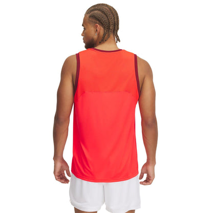 Red - Back - Under Armour Mens Performance Tank Top