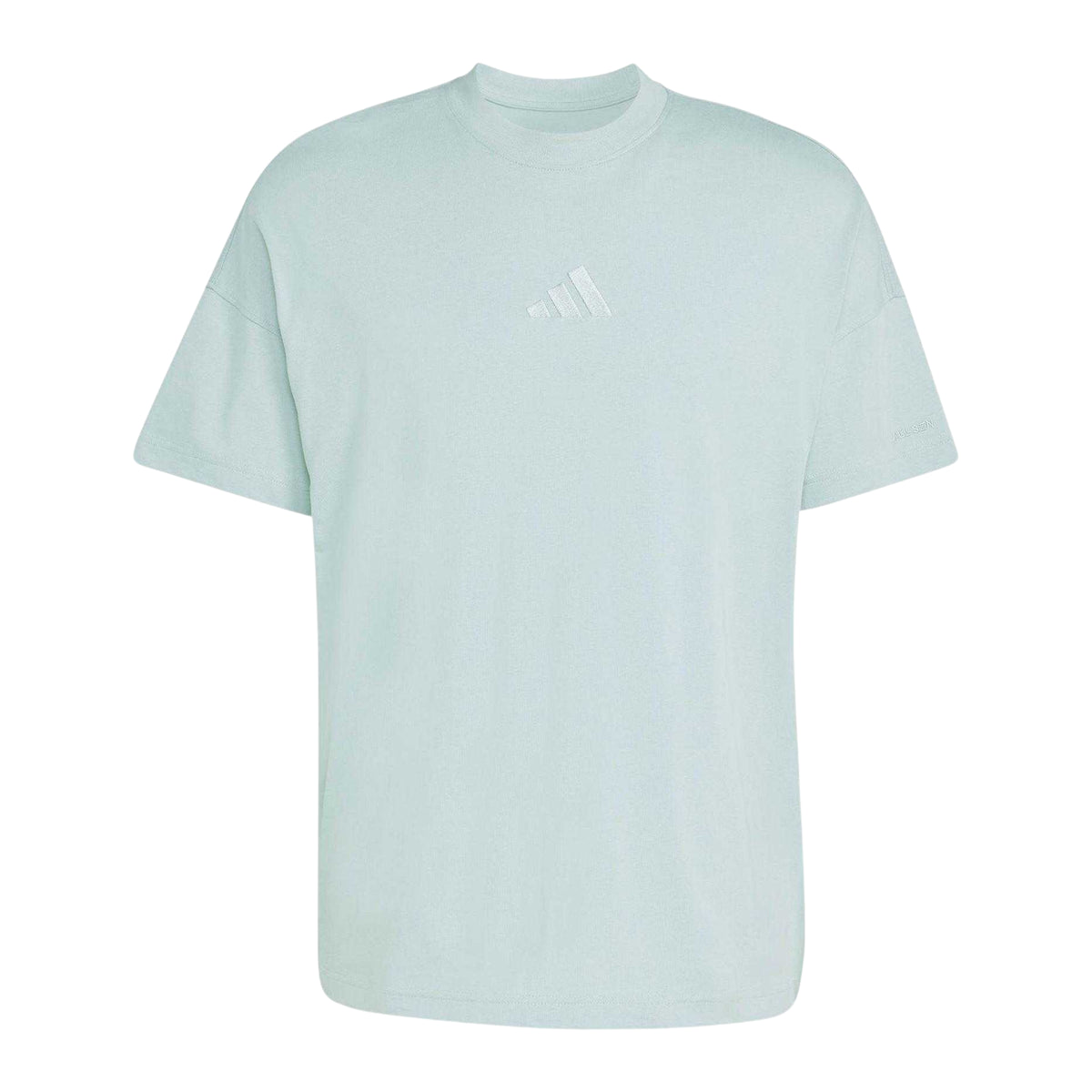 Sage - Front - Adidas Mens Embroidered Logo T-Shirt