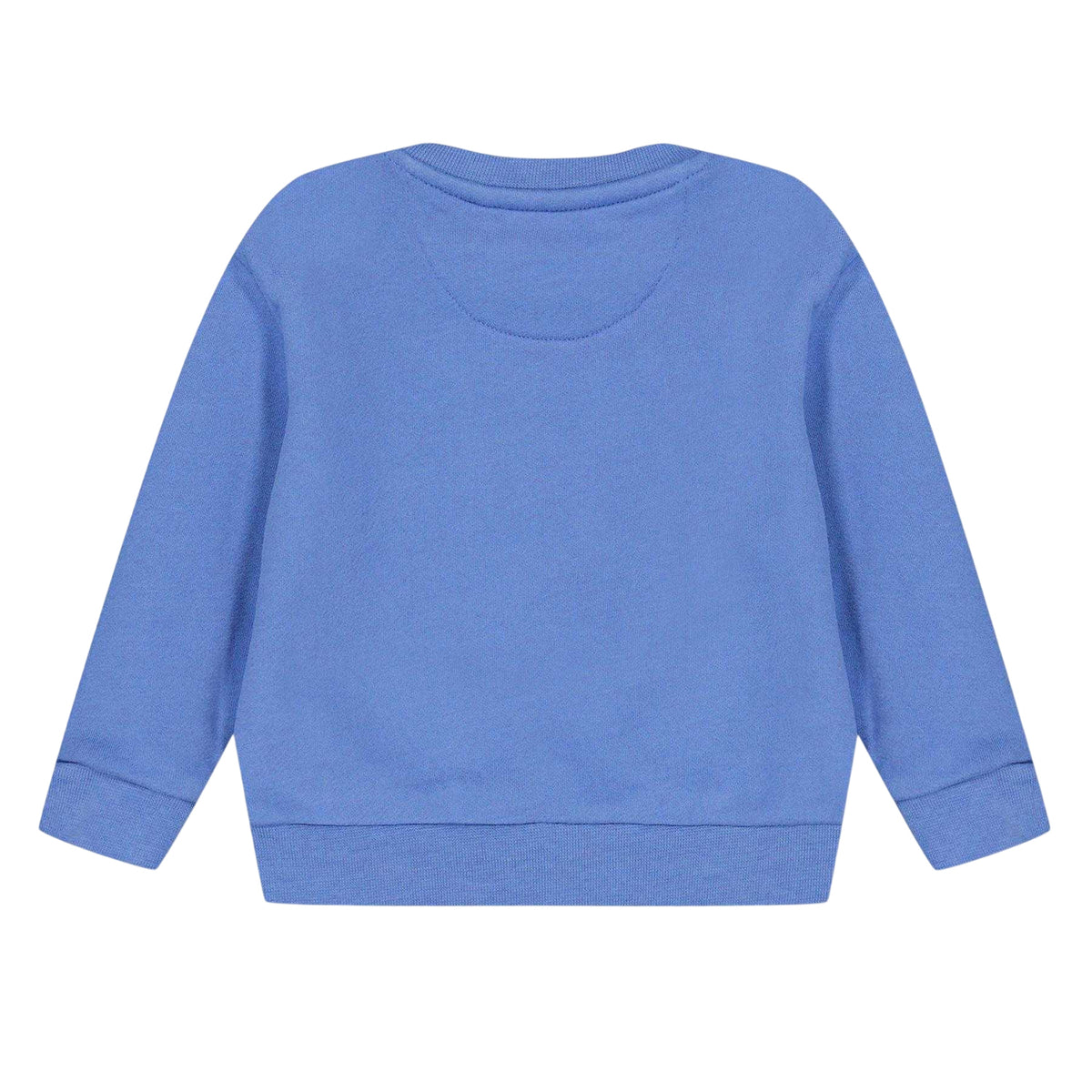 Blue - Back - Pangaia Baby Logo Crew Neck Sweatshirt