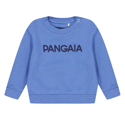 Blue - Front - Pangaia Baby Logo Crew Neck Sweatshirt