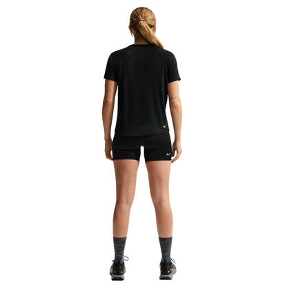 Black-White - Back - Nike Womens-Ladies Short-Sleeved Running T-Shirt