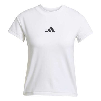 White - Front - Adidas Womens-Ladies ZNE T-Shirt