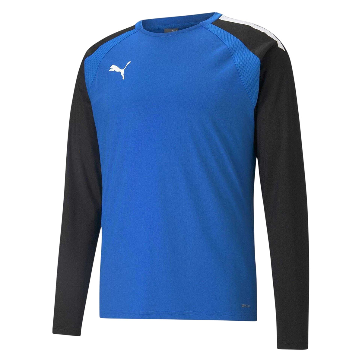 Electric Blue-Black - Front - Puma Mens TeamLIGA Long-Sleeved T-Shirt