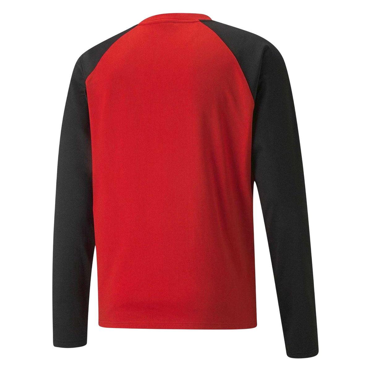 Red-Black - Back - Puma Mens TeamLIGA Long-Sleeved T-Shirt