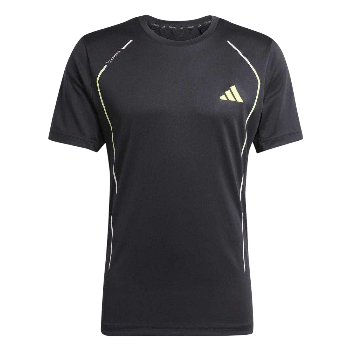 Black - Front - Adidas Mens Tech T-Shirt