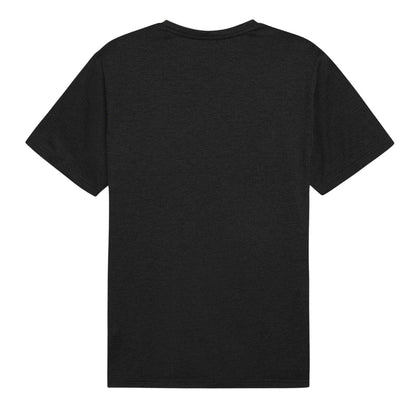 Black Heather - Back - Puma Mens Essentials Logo Regular T-Shirt