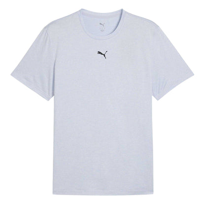 Grey Heather - Front - Puma Mens Essentials Logo Regular T-Shirt