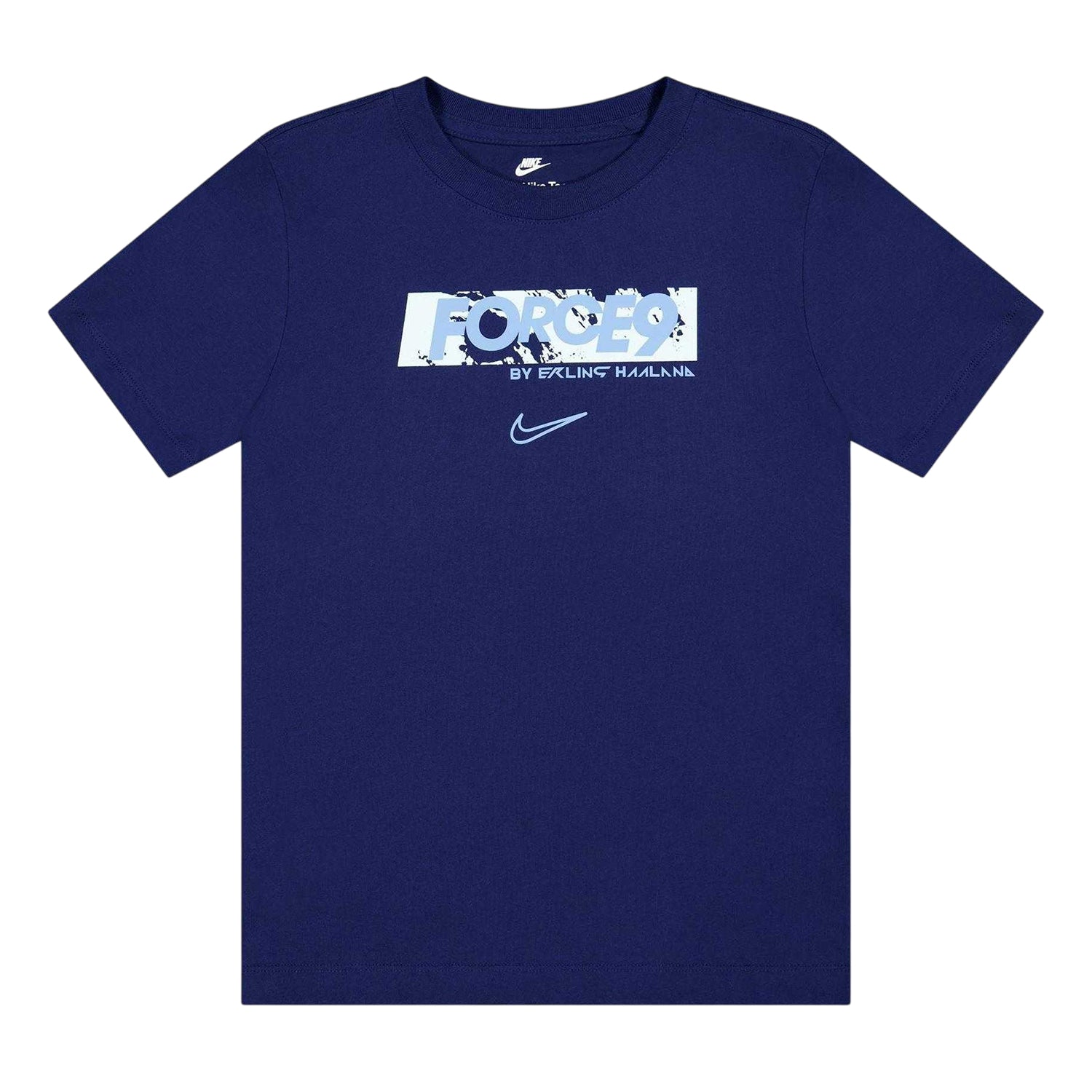 Blue - Front - Nike Childrens-Kids Haaland Football T-Shirt