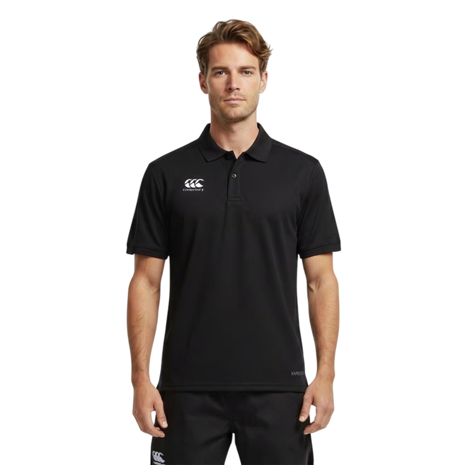 Black - Side - Canterbury Mens Club Dry Polo Shirt