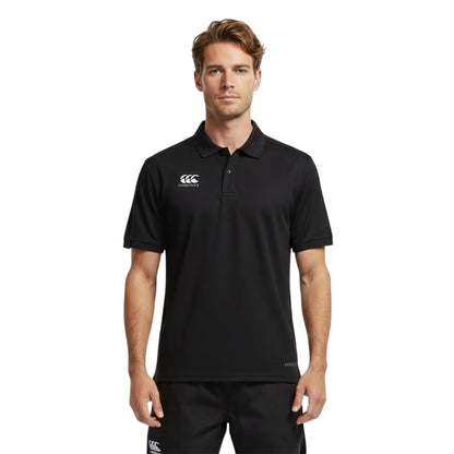 Black - Side - Canterbury Mens Club Dry Polo Shirt