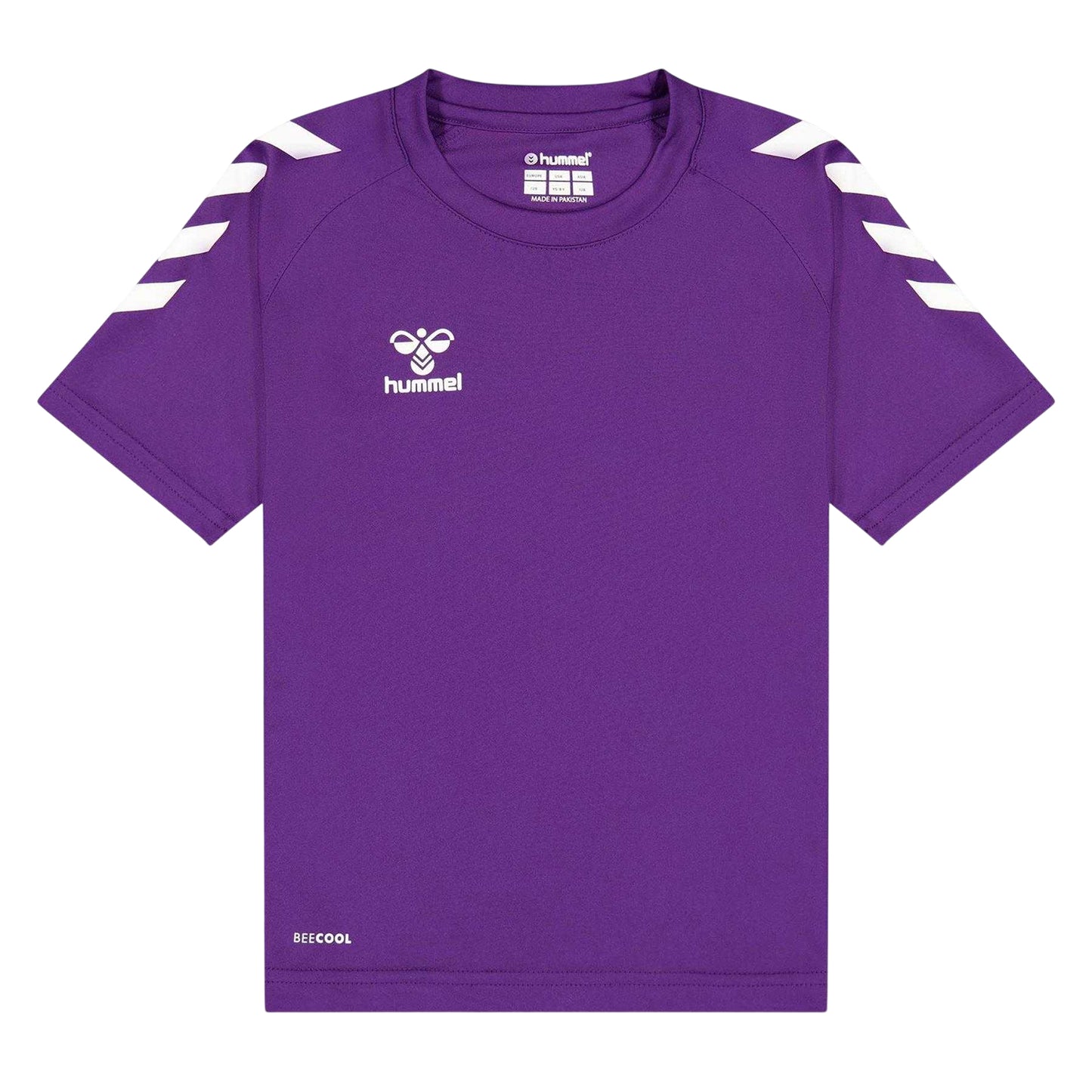 White - Front - Hummel Childrens-Kids T-Shirt