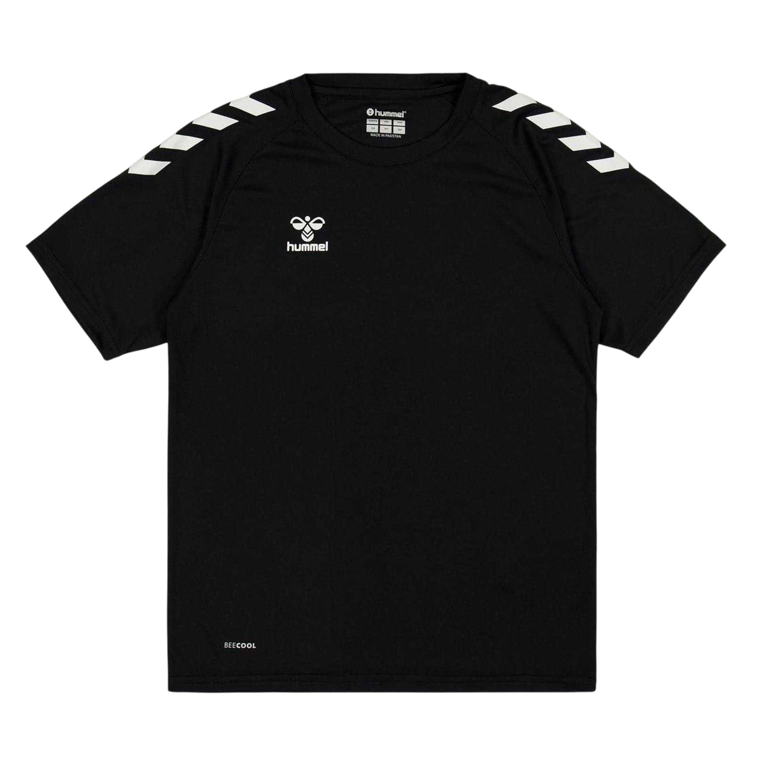 Black - Front - Hummel Childrens-Kids T-Shirt