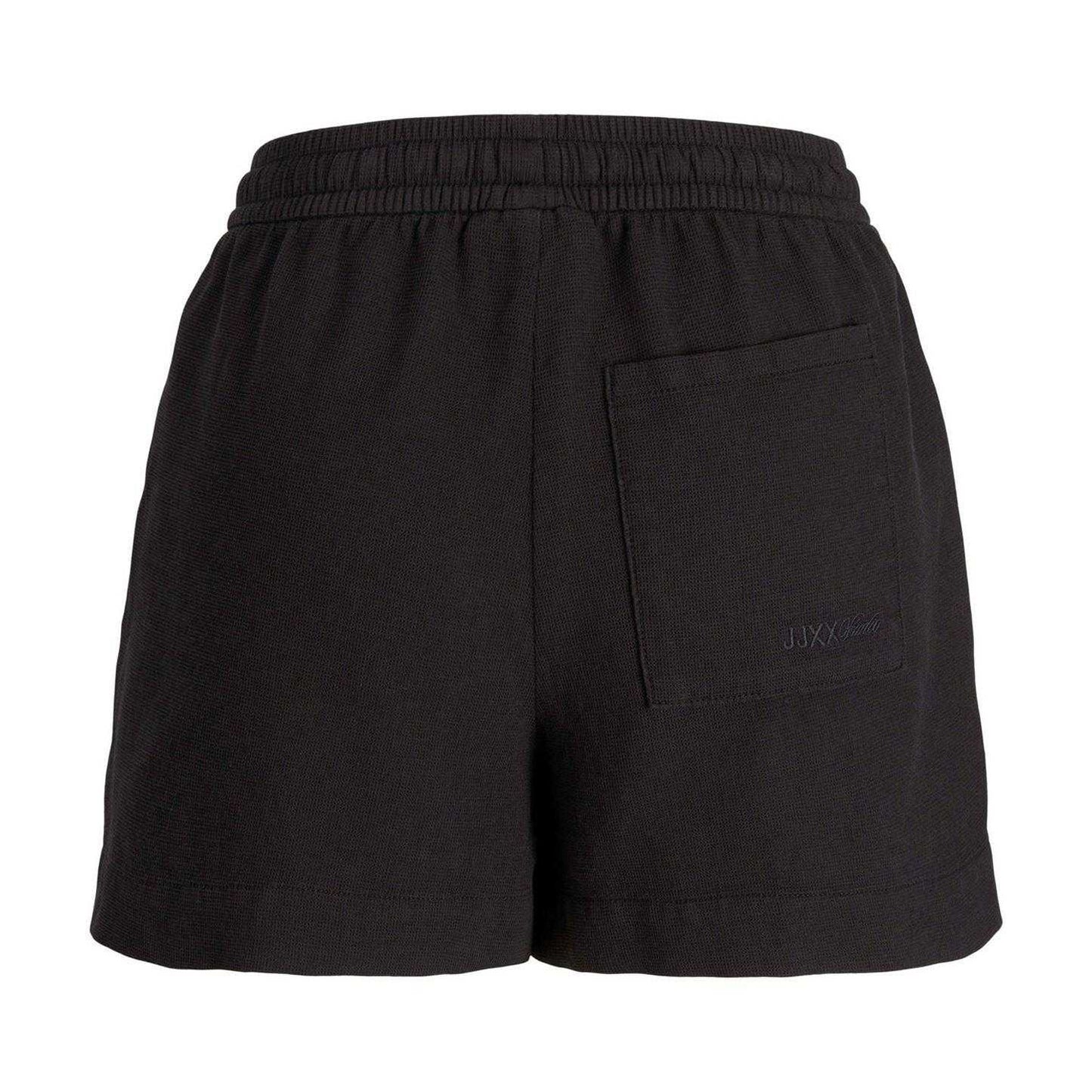 Black - Back - JJXX Womens-Ladies Waffle Shorts
