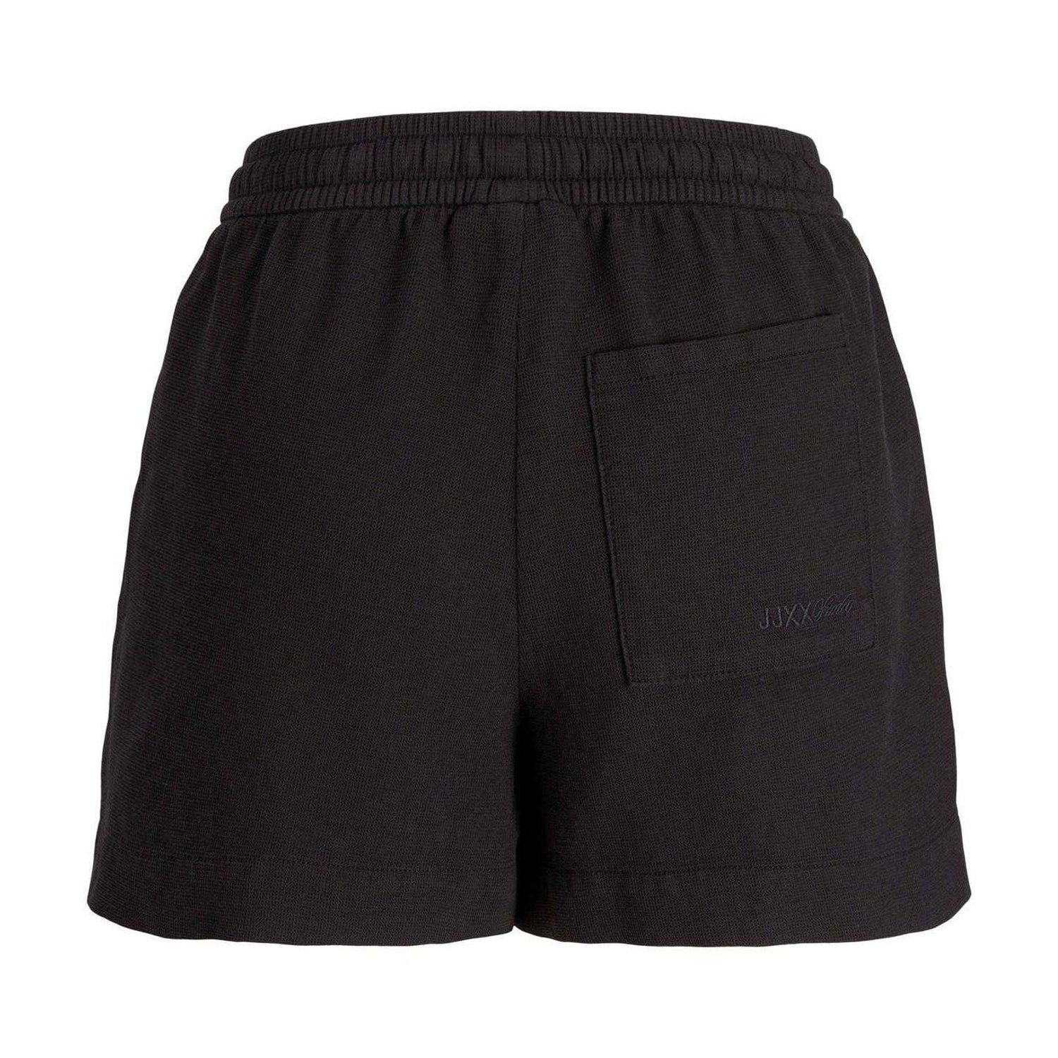 Black - Back - JJXX Womens-Ladies Waffle Shorts
