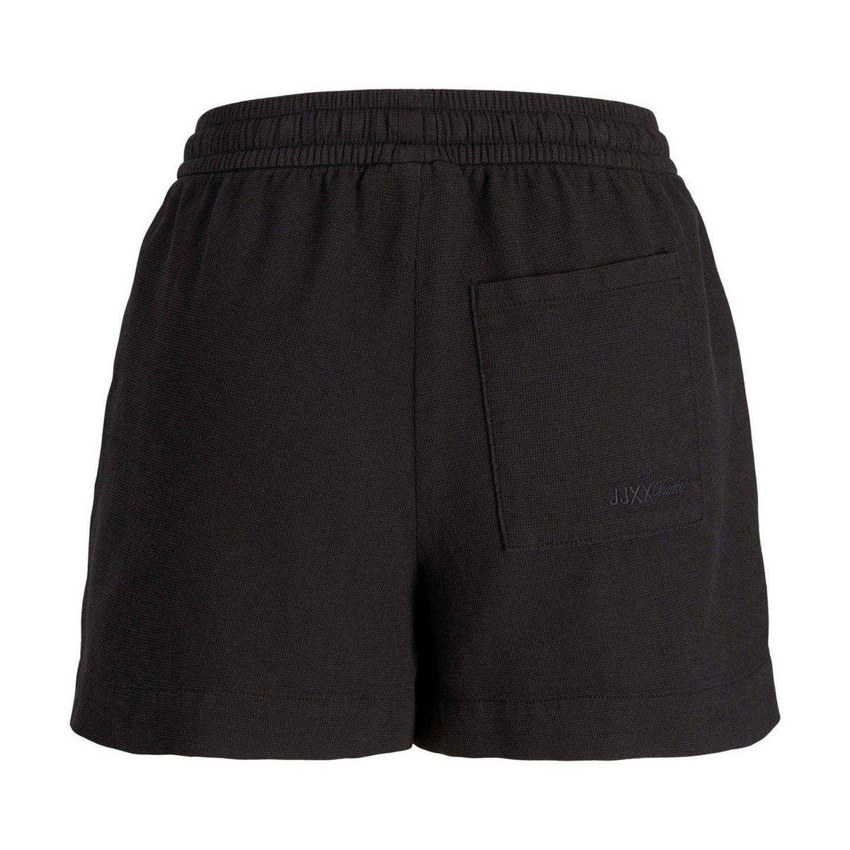 Black - Back - JJXX Womens-Ladies Waffle Shorts