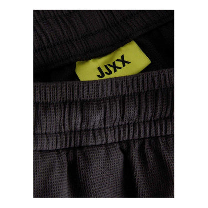 Black - Side - JJXX Womens-Ladies Waffle Shorts
