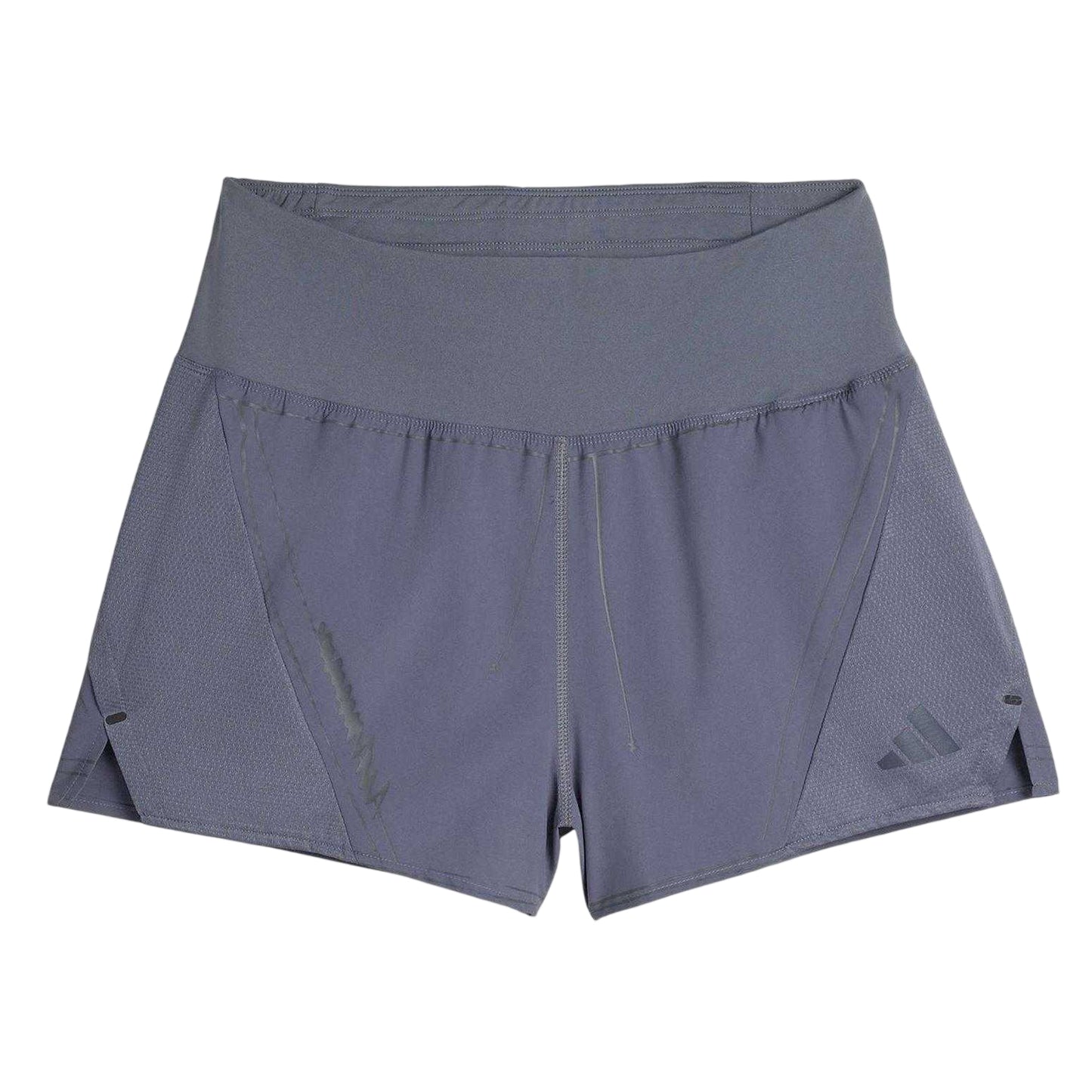 Grey - Front - Adidas Womens-Ladies Song For The Mute Regular Running Shorts