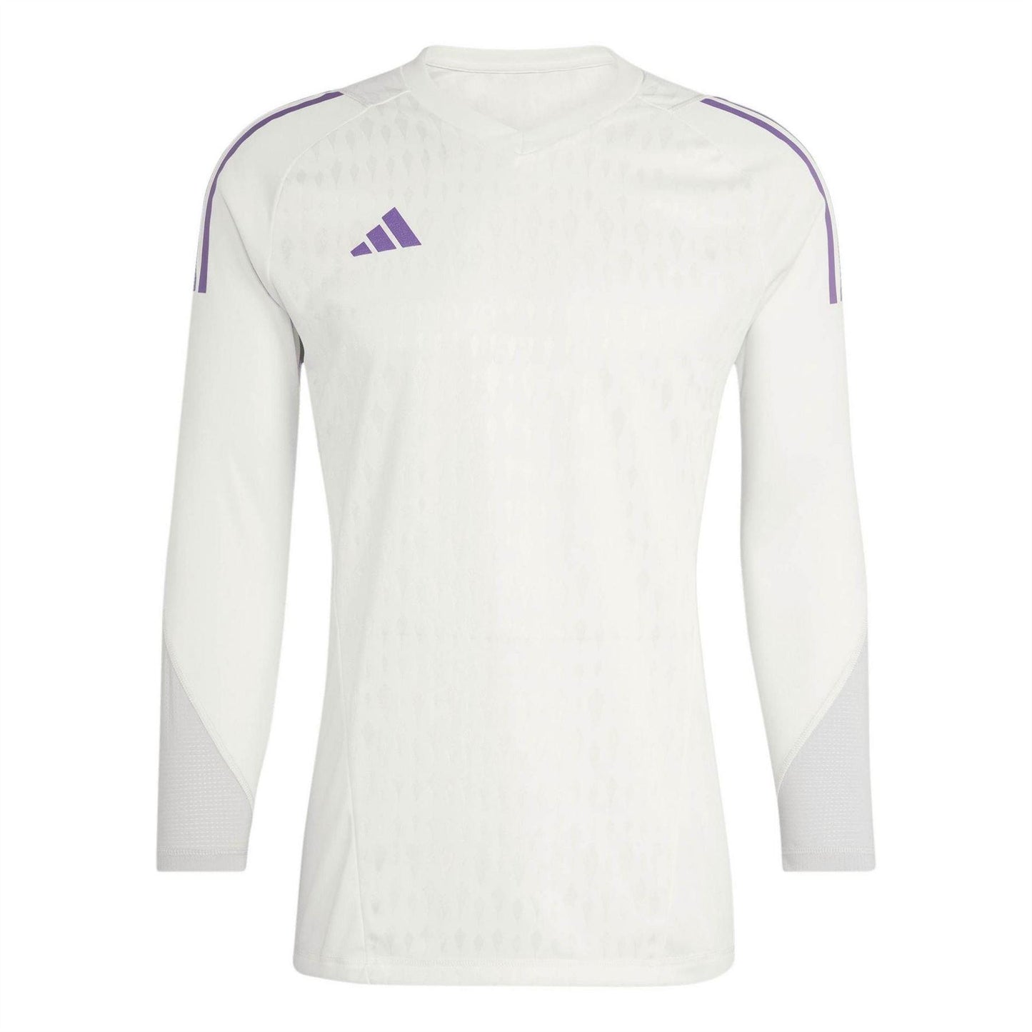 White - Front - Adidas Mens T23 Football Goalkeeper Jersey