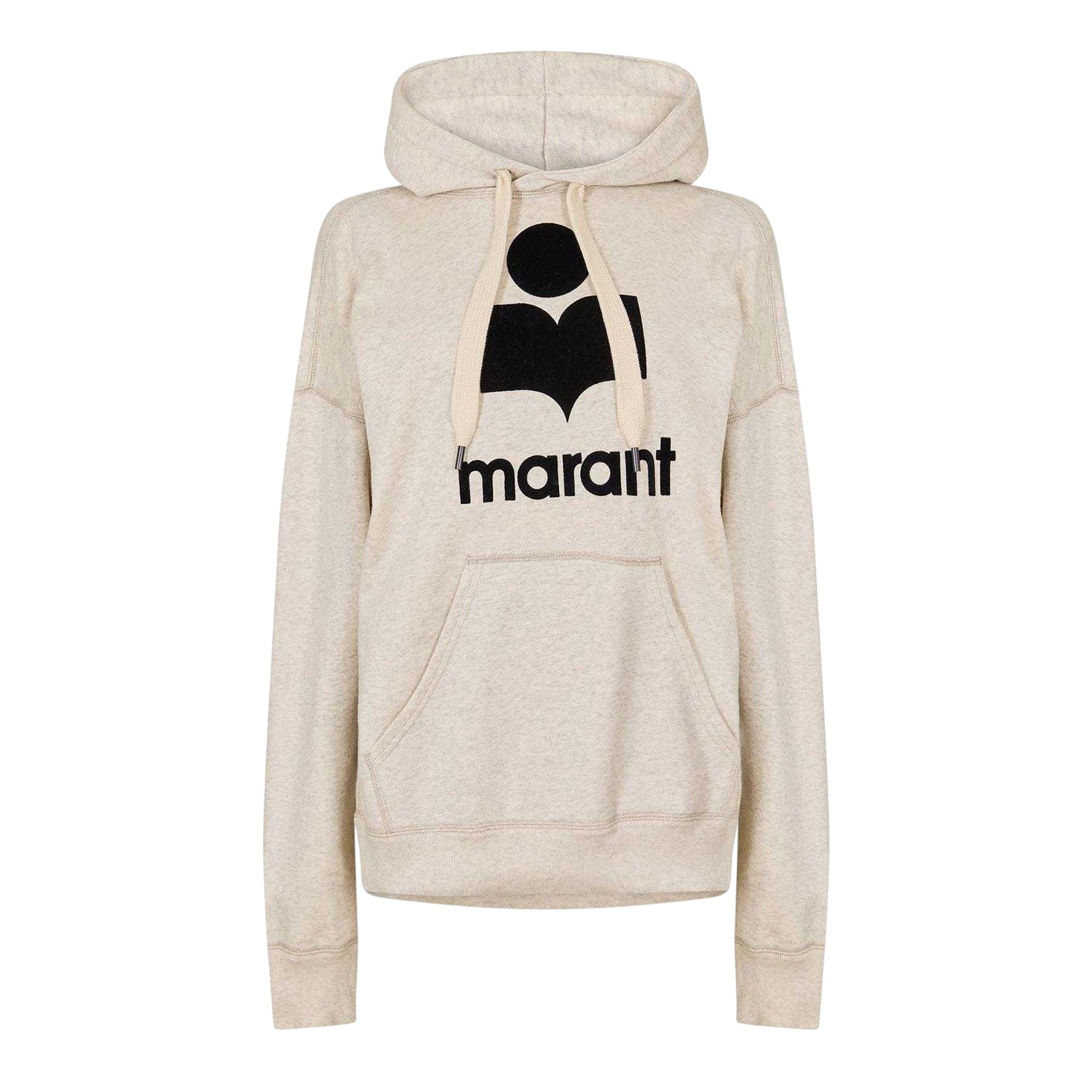 Ecru - Front - Marant Etoile Womens-Ladies Mansel Hoodie