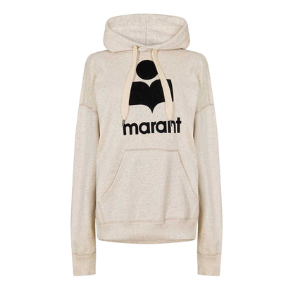 Ecru - Front - Marant Etoile Womens-Ladies Mansel Hoodie