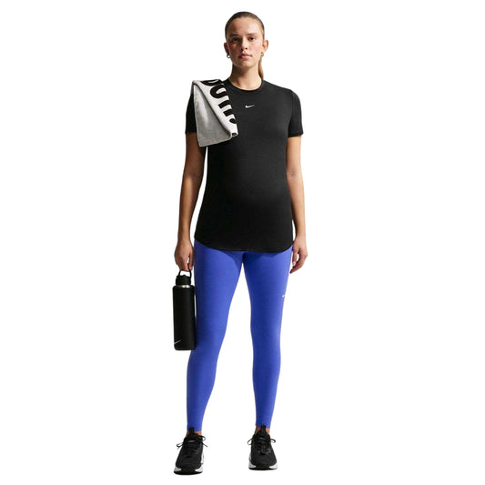 Black-White - Front - Nike Womens-Ladies One T-Shirt
