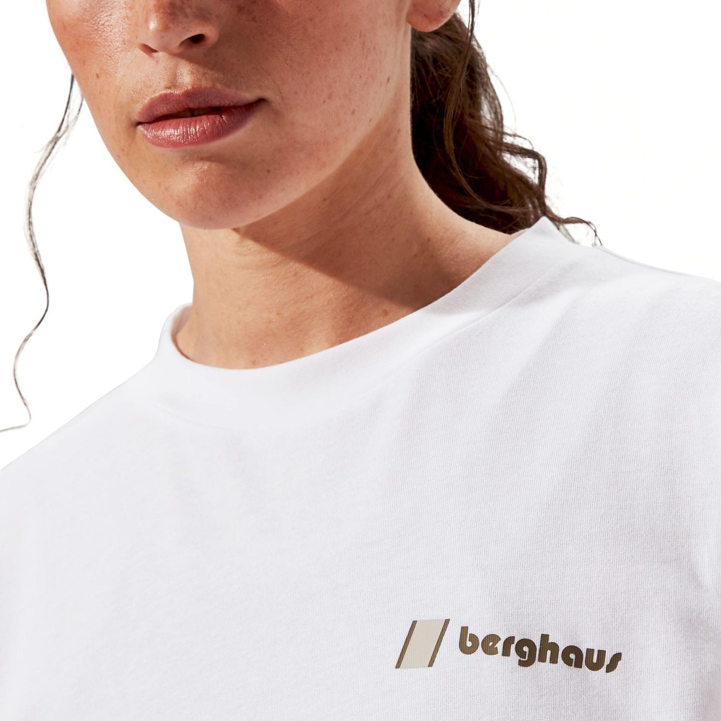 White - Side - Berghaus Unisex Adult Mera Peak Long-Sleeved T-Shirt
