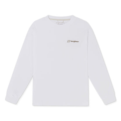 White - Front - Berghaus Unisex Adult Mera Peak Long-Sleeved T-Shirt