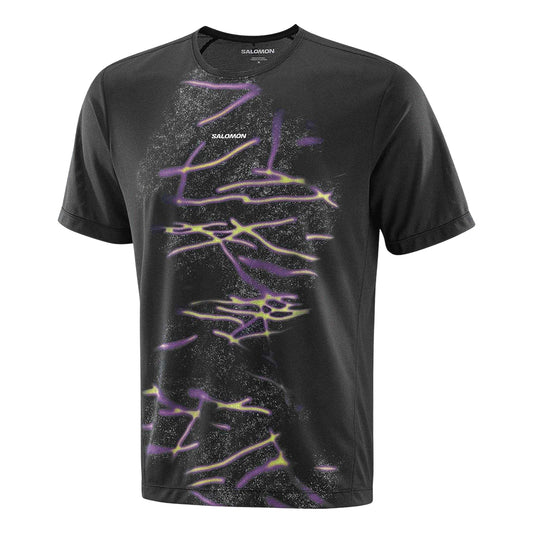 Black - Front - Salomon Mens Core Regular Short-Sleeved T-Shirt